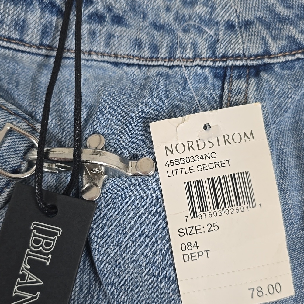 NWT BlankNYC wrap asymmetrical Jean denim skirt - Picture 5 of 10
